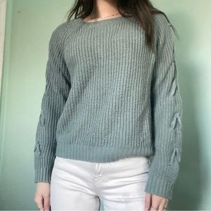 mint sweater